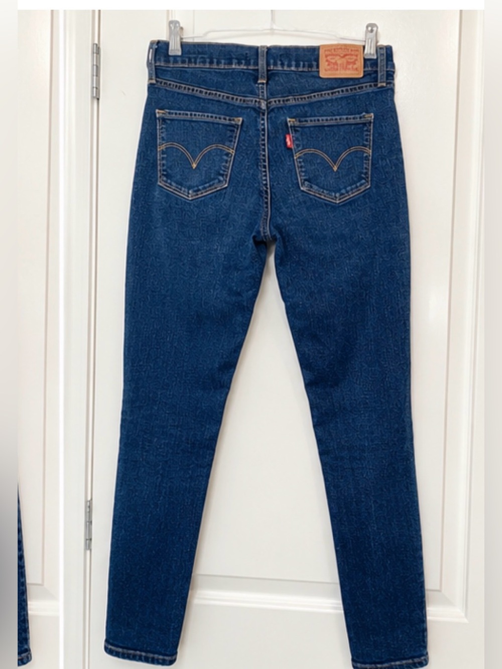 Levi's Womens Skinny Jeans in Deep Blue Denim